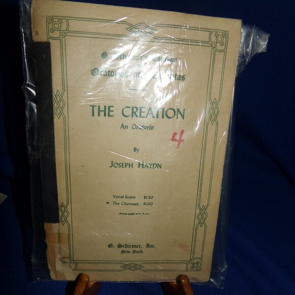 Vintage Music Songbook - The Creation: An Oratorio by Joseph Hayden - Picture 2 of 8